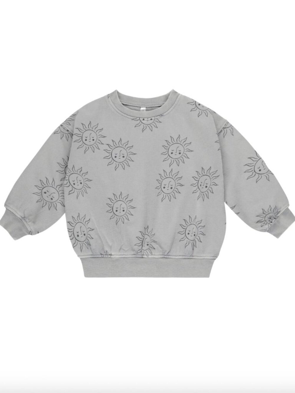 Rylee + Cru Relaxed Sweatshirt (Dusty Blue Suns) - 18-24 months